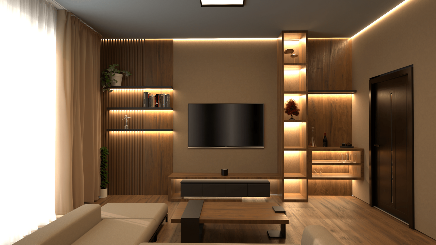 Móvel de entrada em madeira maciça de freixo | Imparavel Requinte - Imparável Requinte