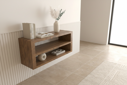 Móvel de entrada em madeira maciça de freixo | Imparavel Requinte